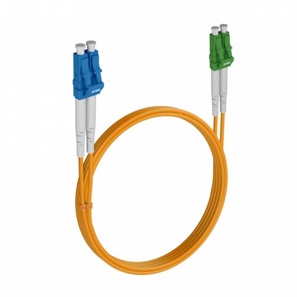 Шнур оптический NTSS dpc LC/UPC-LC/APC 9/125 3.0мм 6м LSZH (патч-корд)