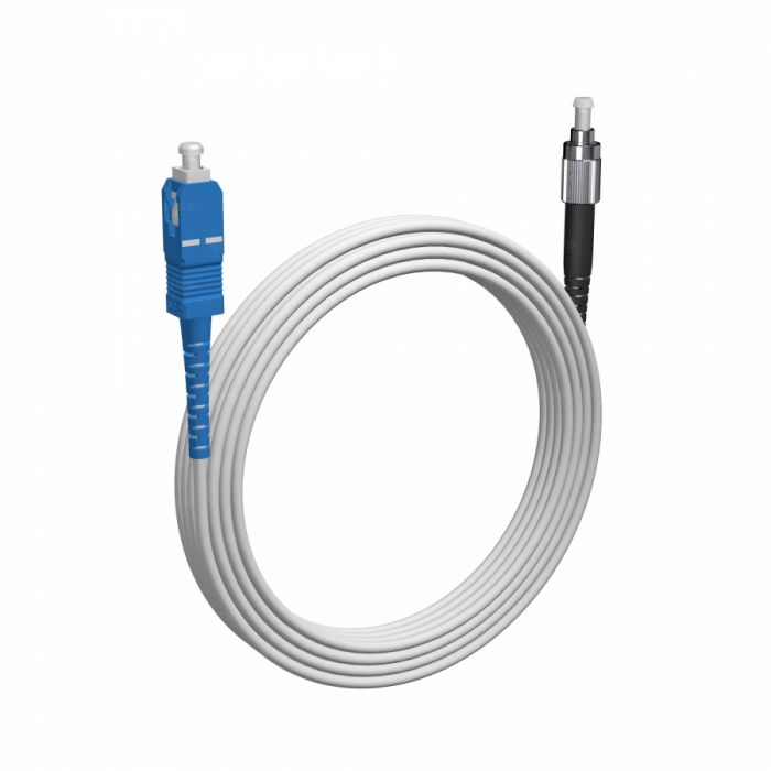 Шнур оптический NTSS spc SC/UPC-FC/UPC 9/125 G.657A1 2.0мм 20м LSZH (патч-корд)