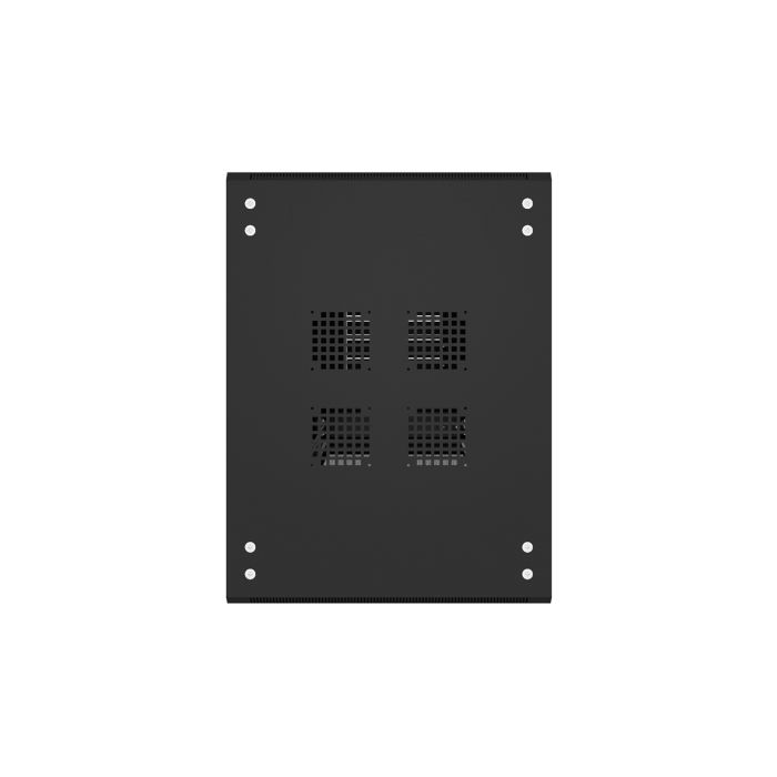 Шкаф напольный универсальный серверный NTSS R 18U 600х800мм, 4 профиля 19, двери перфорированная и сплошная металл, боковые стенки съемные, регулируемые опоры, разобранный, черный RAL 9005