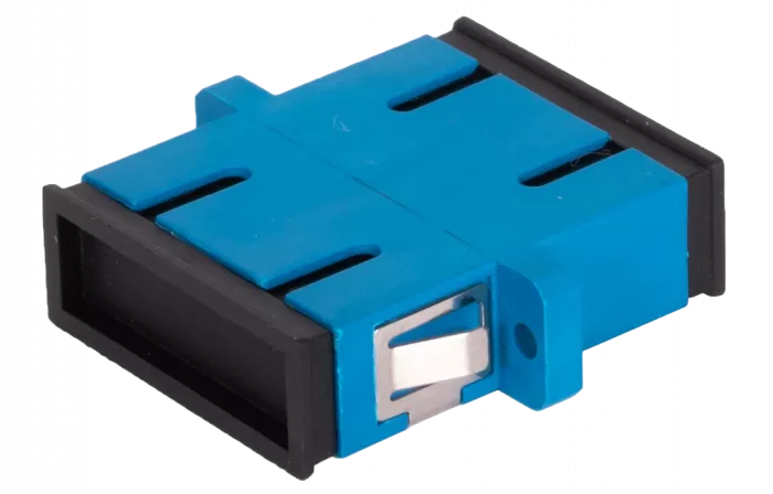 Адаптер (розетка) SC/UPC SM дуплексный с фланцами