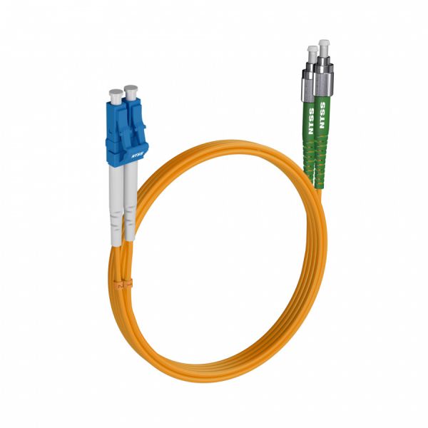 Шнур оптический NTSS dpc LC/UPC-FC/APC 9/125 2.0мм 3м LSZH (патч-корд)