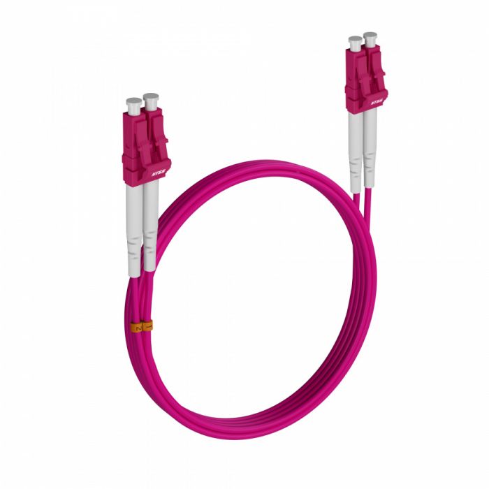 Шнур оптический NTSS PREMIUM dpc LC/UPC-LC/UPC 50/125 ОМ4 2.0мм 6м LSZH (патч-корд)
