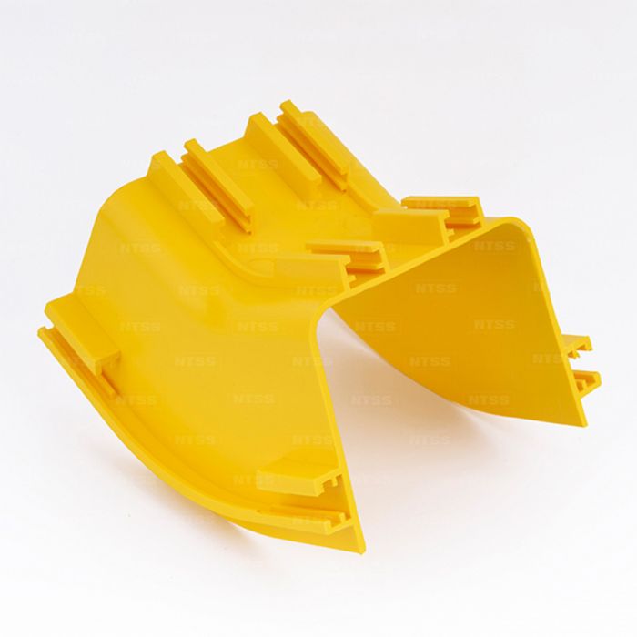 Плавный спуск  45° оптического лотка NTSS 120 мм, желтый