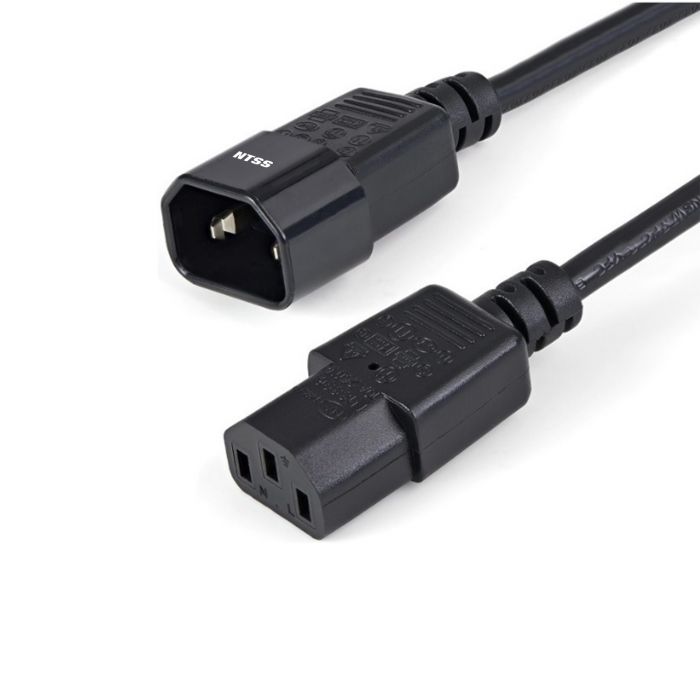 Шнур питания NTSS для БРП IEC 60320 C13 –  IEC 60320 C14, 3х1.0, 1.8 м, ГОСТ