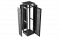 Шкаф телекоммуникационный напольный 19", 42U(600x600), ШТ-НП-М-42U-600-600-П-Ч, передняя дверь перфорация, черный ССД