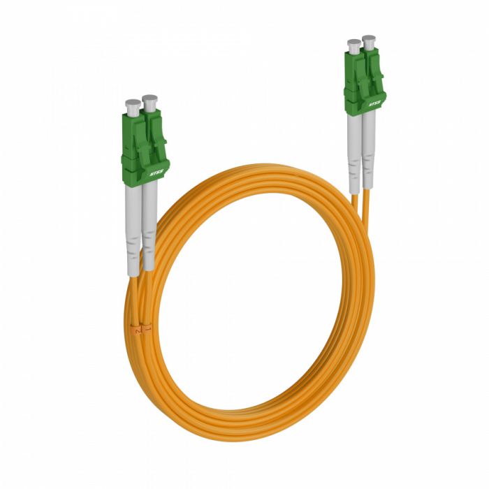 Армированный шнур оптический NTSS dpc LC/APC-LC/APC 9/125 3.0мм 15м LSZH (патч-корд)