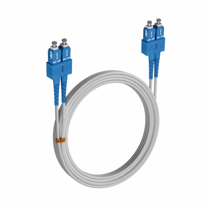 Шнур оптический NTSS dpc SC/UPC-SC/UPC 9/125 G.657A1 3.0мм 15м LSZH (патч-корд)