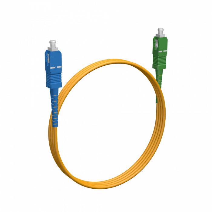 Шнур оптический NTSS spc SC/UPC-SC/APC 9/125 2.0мм 1м LSZH (патч-корд)