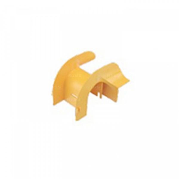 Выход-спуск NTSS 90 мм с крышкой, жёлтый