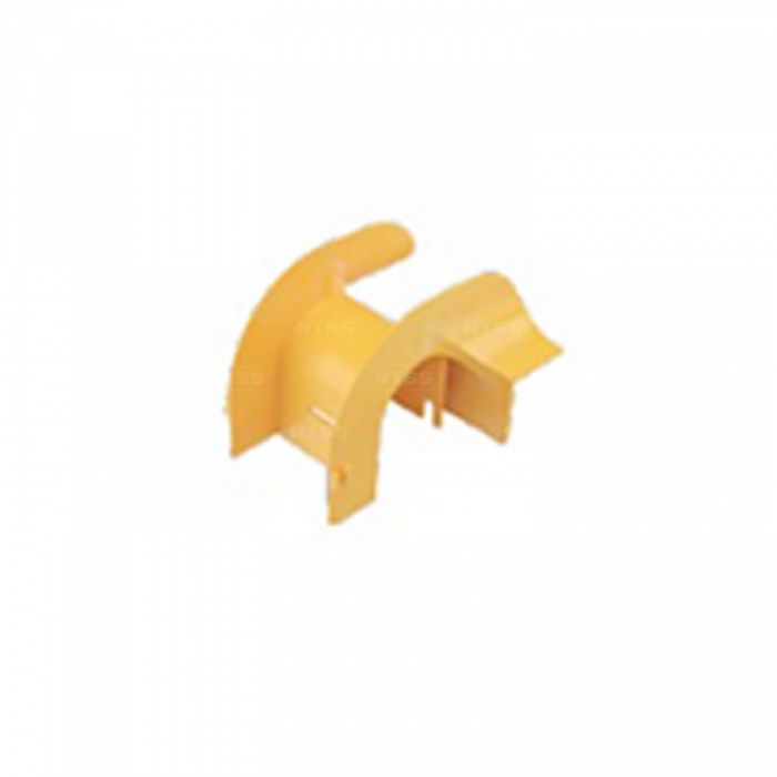 Выход-спуск NTSS 90 мм с крышкой, жёлтый