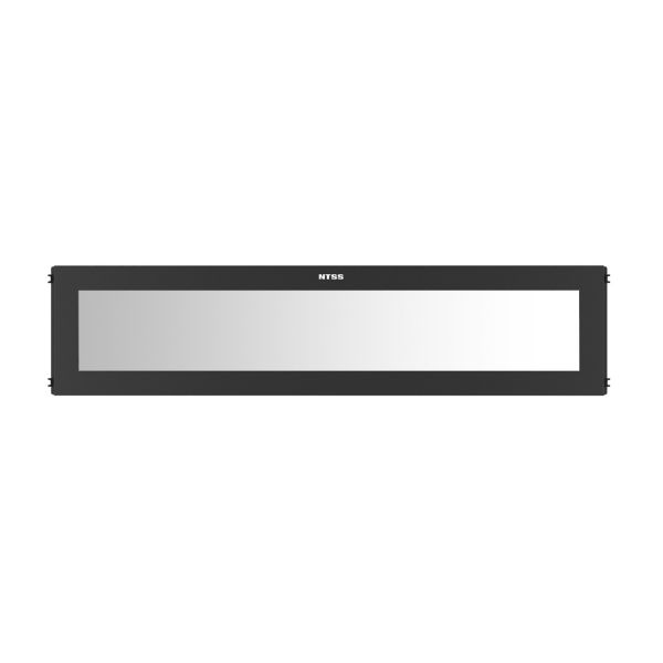 Секция крыши системы изоляции NTSS необслуживаемая с окном, ширина коридора 1200 мм, длина 300 мм, RAL 9005 чёрный