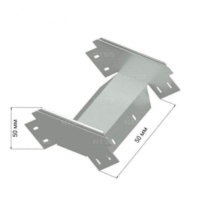 Вертикальный наружный угол NTSS 90° 50х50, толщина 0,55 (с крышкой)