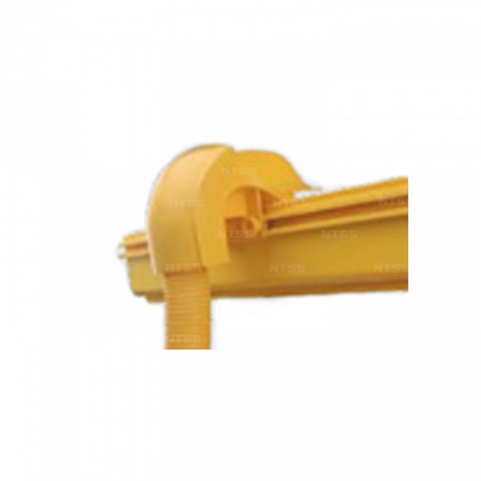 Выход-спуск NTSS 90 мм с крышкой, жёлтый
