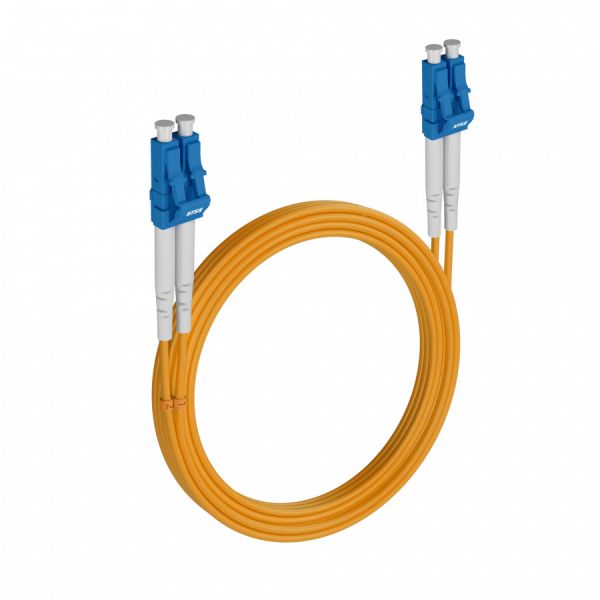 Шнур оптический NTSS dpc LC/UPC-LC/UPC 9/125 2.0мм 25м LSZH (патч-корд)