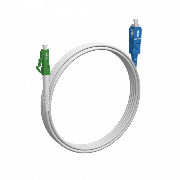 Шнур оптический NTSS spc LC/APC-SC/UPC 9/125 G.657A1 2.0мм 4м LSZH (патч-корд)