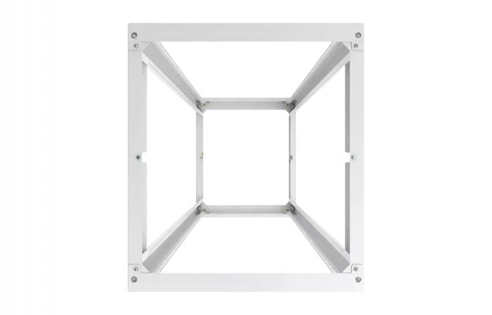 Стойка телекоммуникационная двухрамная открытая СТ-24U-800-2М-Э-Ч черная 9005