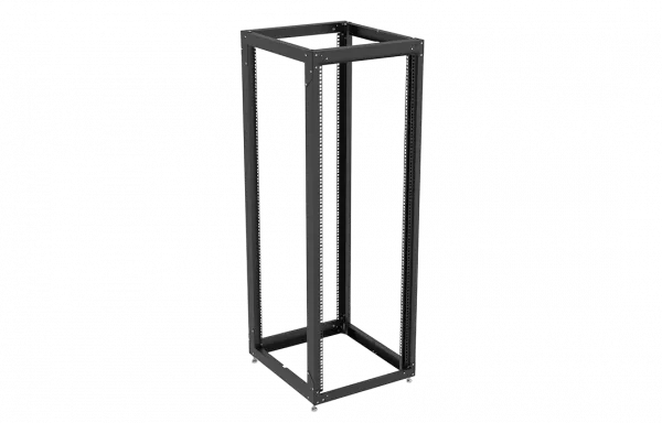 Стойка телекоммуникационная двухрамная открытая СТ-33U-800-2М-Э-Ч черная 9005