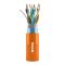 Кабель витая пара NTSS F/UTP 5e 4 пары одножильный 24AWG медь 305м внутренний нг(А)-HF (LSZH) оранжевый