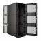 Шкаф напольный серверный NTSS CoDS 48U 800х1070мм, 3 секции по 15U, двойные боковые стенки, панель потолка и пола с щеточными вводами, двери перфорированная и перфорированная двухстворчатая, регулируемые опоры, ролики, черный RAL 9005