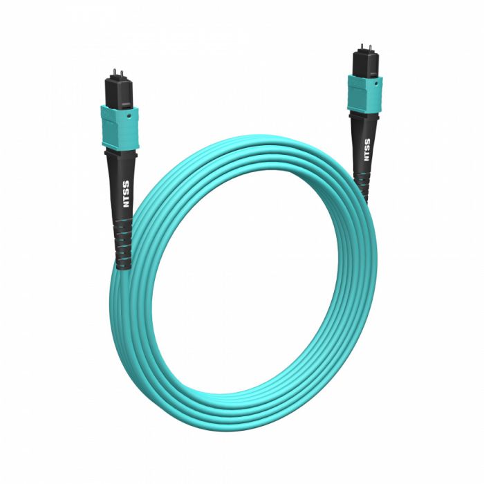 Волоконно-оптическая сборка trunk NTSS PREMIUM 8ов, MTP/UPC (male)-MTP/UPC (male), полярность B, 50/125 OM3, 15м, LSZH