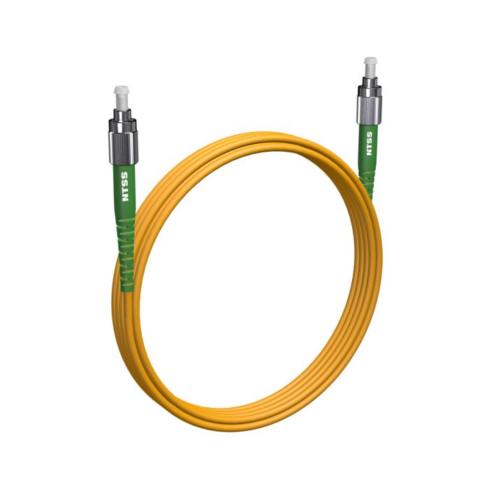 Армированный шнур оптический NTSS spc FC/APC-FC/APC 9/125 3.0мм 3м LSZH (патч-корд)