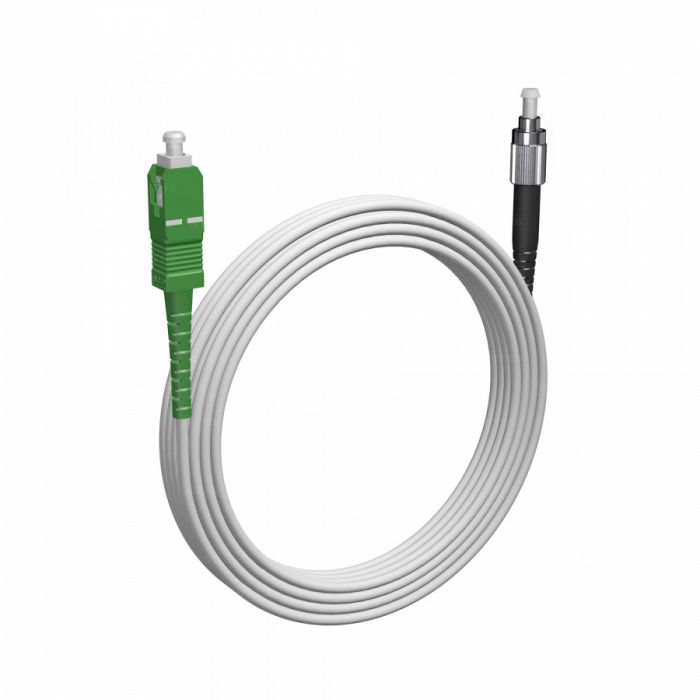 Шнур оптический NTSS spc SC/APC-FC/UPC 9/125 G.657A1 3.0мм 30м LSZH (патч-корд)