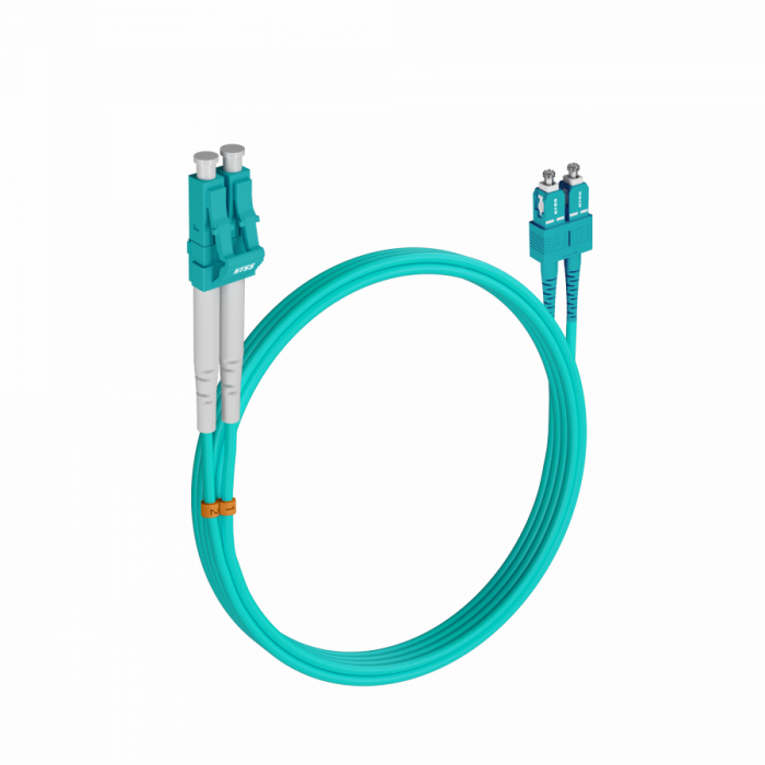 Шнур оптический NTSS dpc LC/UPC-SC/UPC 50/125 OM3 2.0мм 2м LSZH (патч-корд)