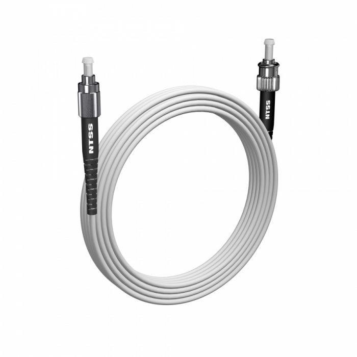 Шнур оптический NTSS spc FC/UPC-ST/UPC 9/125 G.657A1 3.0мм 15м LSZH (патч-корд)