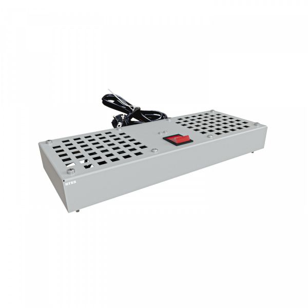 Модуль вентиляторный NTSS потолочный, 2 элемента, без термостата, для настенных шкафов W, WS, LIME, серый RAL 7035