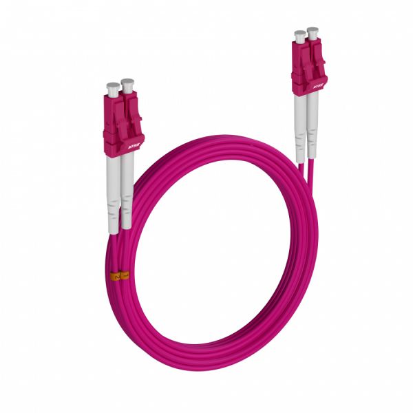 Шнур оптический NTSS dpc LC/UPC-LC/UPC 50/125 OM4 2.0мм 25м LSZH (патч-корд)