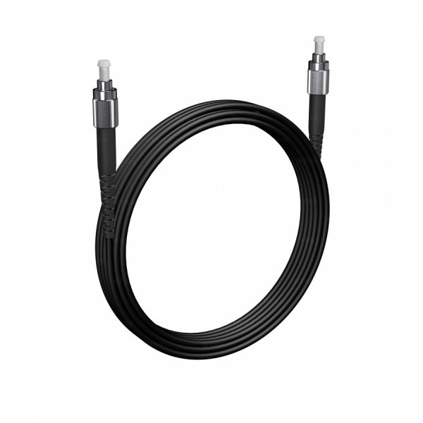 Шнур оптический NTSS spc FC/UPC-FC/UPC 9/125 3.0мм 5м черный LSZH (патч-корд)
