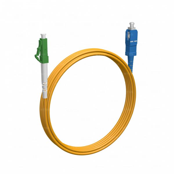 Шнур оптический NTSS spc LC/APC-SC/UPC 9/125 3.0мм 3м LSZH (патч-корд)