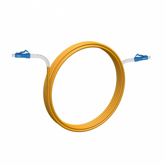 Шнур оптический NTSS dpc Flex Angle Boot LCfab/UPC-LCfab/UPC 9/125 3.0мм 1м LSZH (патч-корд)
