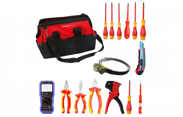 SK-16 B1 - набор изолированного инструмента электрика в сумке
