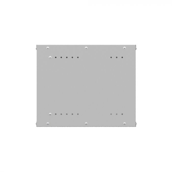 Шкаф настенный телекоммуникационный NTSS LIME 12U 550х450х635мм, 2 профиля 19, дверь сплошная металл, боковые стенки несъемные, разобранный, серый RAL 7035