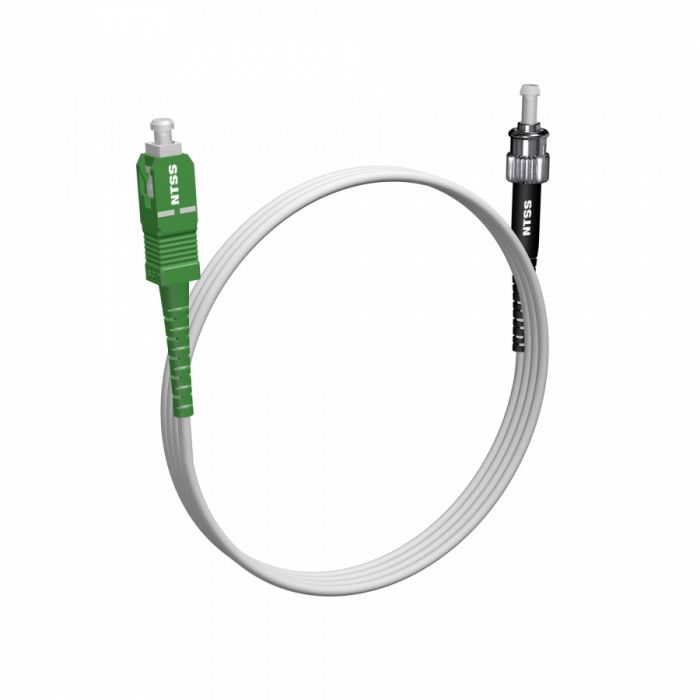 Шнур оптический NTSS spc SC/APC-ST/UPC 9/125 G.657A1 3.0мм 2м LSZH (патч-корд)