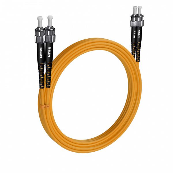 Шнур оптический NTSS dpc ST/UPC-ST/UPC 9/125 3.0мм 15м LSZH (патч-корд)