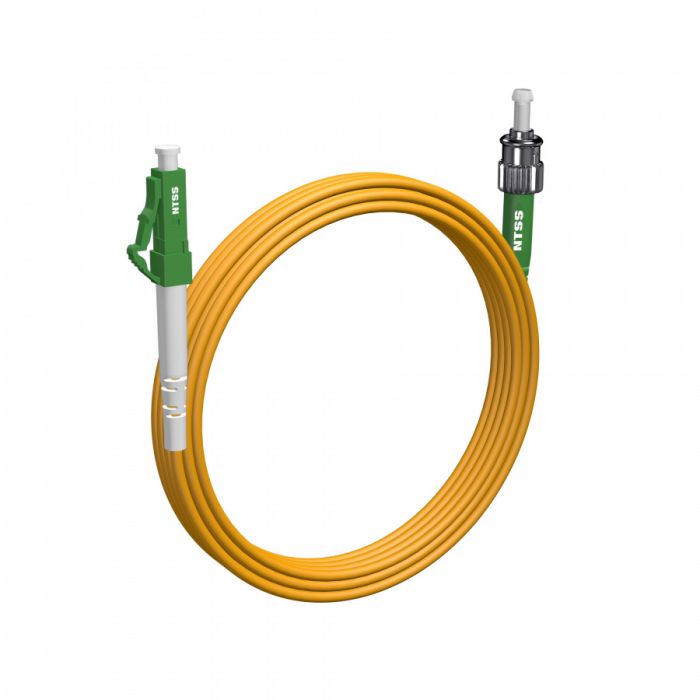 Шнур оптический NTSS spc LC/APC-ST/APC 9/125 3.0мм 6м LSZH (патч-корд)