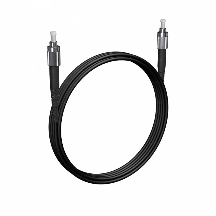 Шнур оптический NTSS spc FC/UPC-FC/APC 9/125 3.0мм 3м черный LSZH (патч-корд)