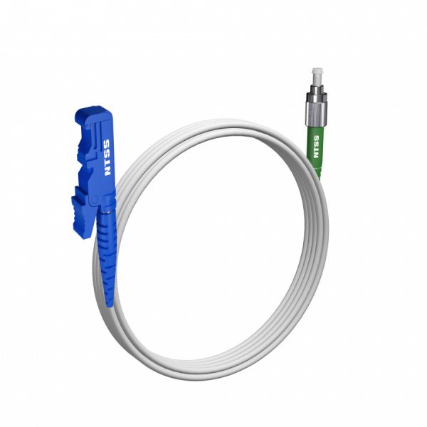 Шнур оптический NTSS spc E2000/UPC-FC/APC 9/125 G.657A1 3.0мм 3м LSZH (патч-корд)