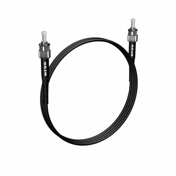 Шнур оптический NTSS spc ST/UPC-ST/UPC 9/125 G.657A2 2.0мм 2м черный LSZH (патч-корд)