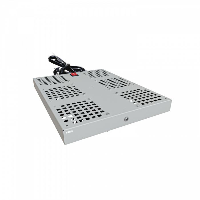 Модуль вентиляторный NTSS потолочный, 6 элементов, без термостата, для напольных шкафов RS глубиной 600/800/1000мм, серый RAL 7035