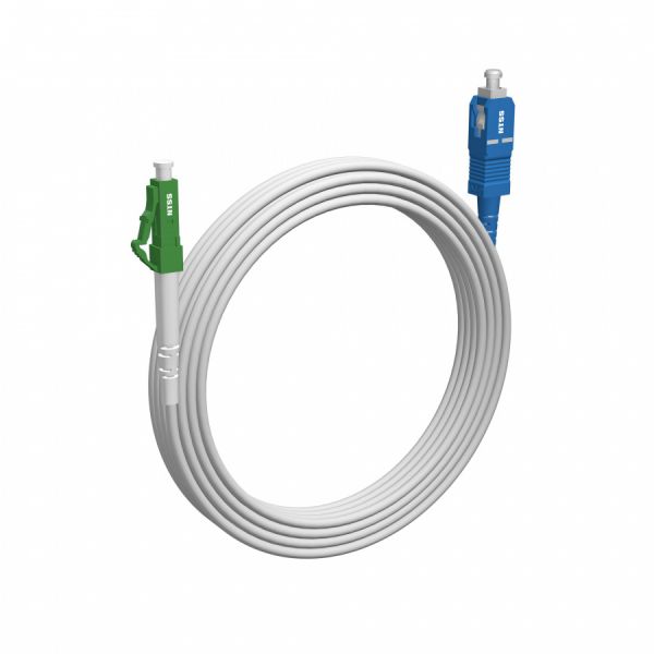 Шнур оптический NTSS spc LC/APC-SC/UPC 9/125 G.657A1 2.0мм 25м LSZH (патч-корд)