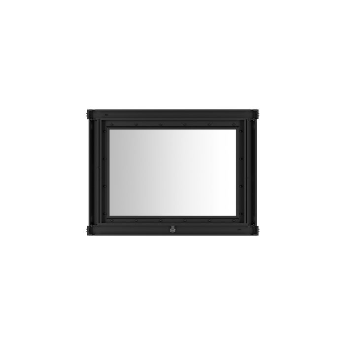 Секция крыши системы изоляции NTSS обслуживаемая с окном, ширина коридора 1000 мм, длина 750 мм, RAL 9005 чёрный