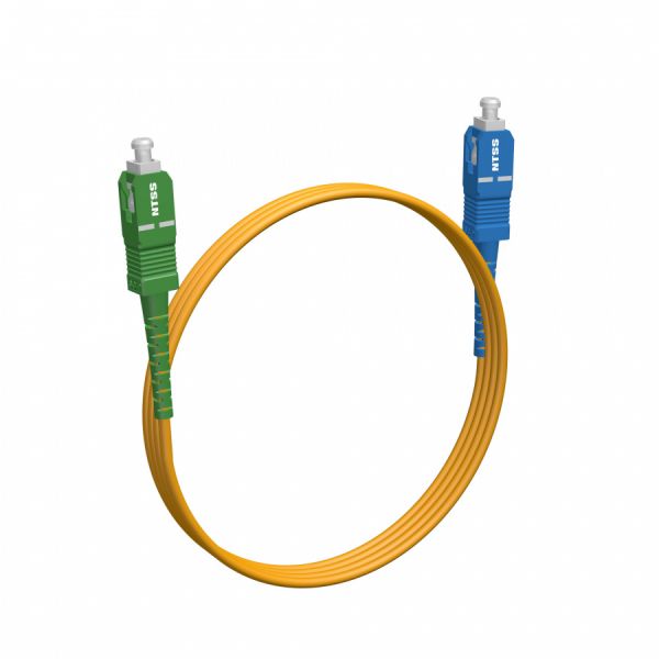 Шнур оптический NTSS spc SC/APC-SC/UPC 9/125 3.0мм 1м LSZH (патч-корд)