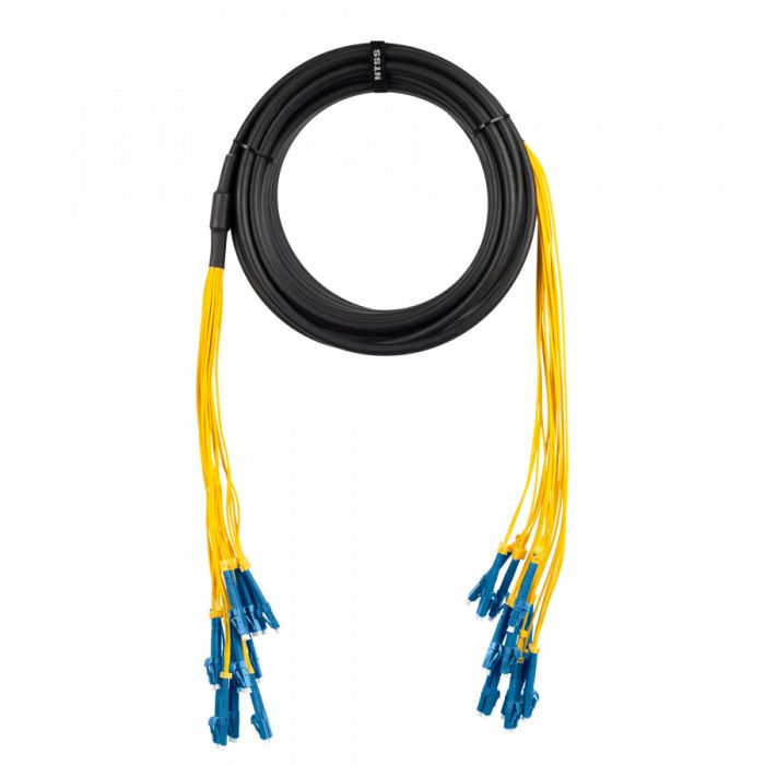 Сборка кабельная NTSS 4ов, LC/UPC-LC/UPC 50/125мкм, длина 10м, вывод 0.4м, буфер 3мм (NTSS-FO-D-IN/OUT-50-4-LSZH) в бухте