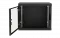 Шкаф телекоммуникационный настенный разборный черный 19”,9U(600x350), ШТ-НСр-9U-600-350-С-Ч дверь стекло ССД