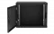 Шкаф телекоммуникационный настенный разборный черный 19”,9U(600x350), ШТ-НСр-9U-600-350-П-Ч дверь перфорированная ССД