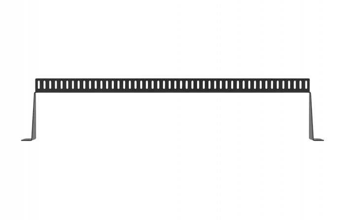Органайзер кабельный горизонтальный задний 19" ОКГЗ-19"-1U
