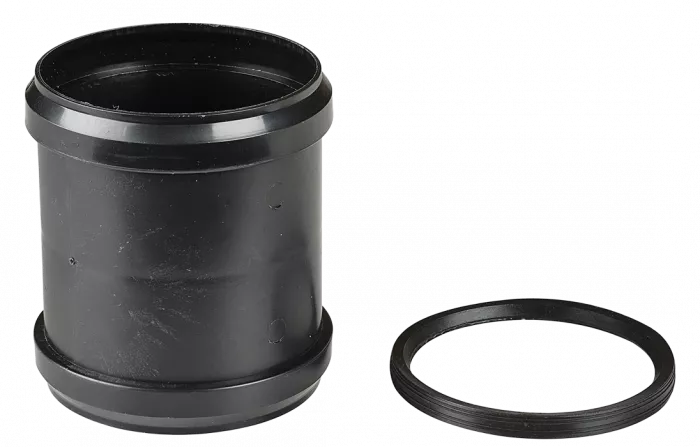 Муфта ПНД d=110 канализационная надвижная для труб SDR
